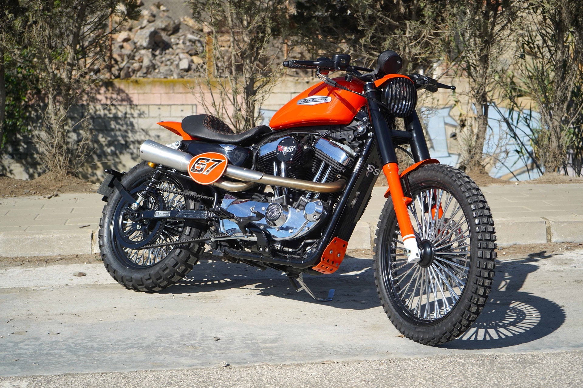 Sportster Camaro´67: Una preparacion Harley cargada de músculo yanqui