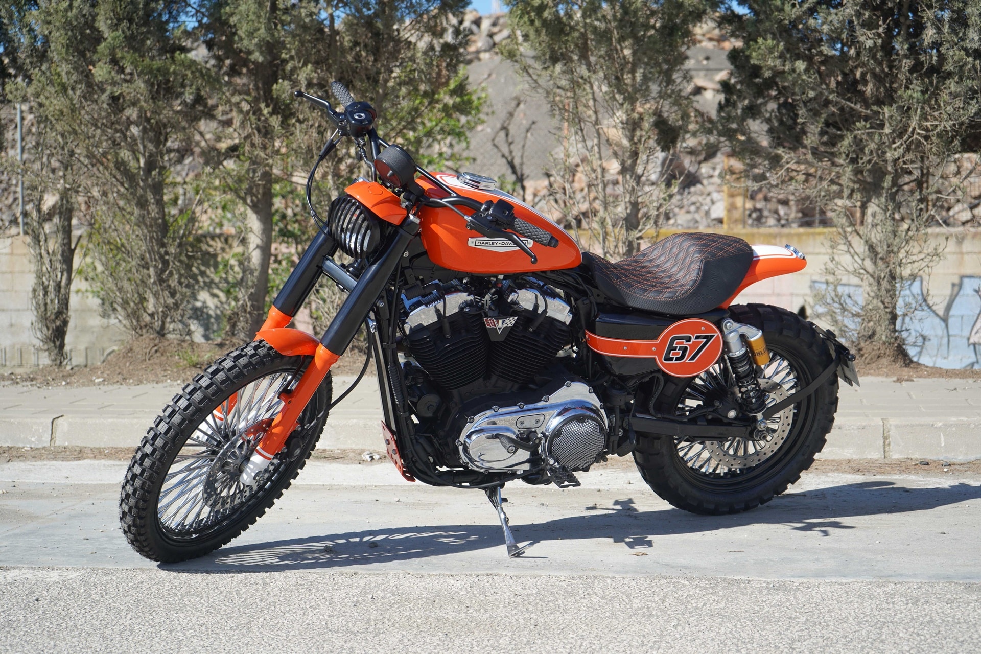 Sportster Camaro´67: Una preparacion Harley cargada de músculo yanqui