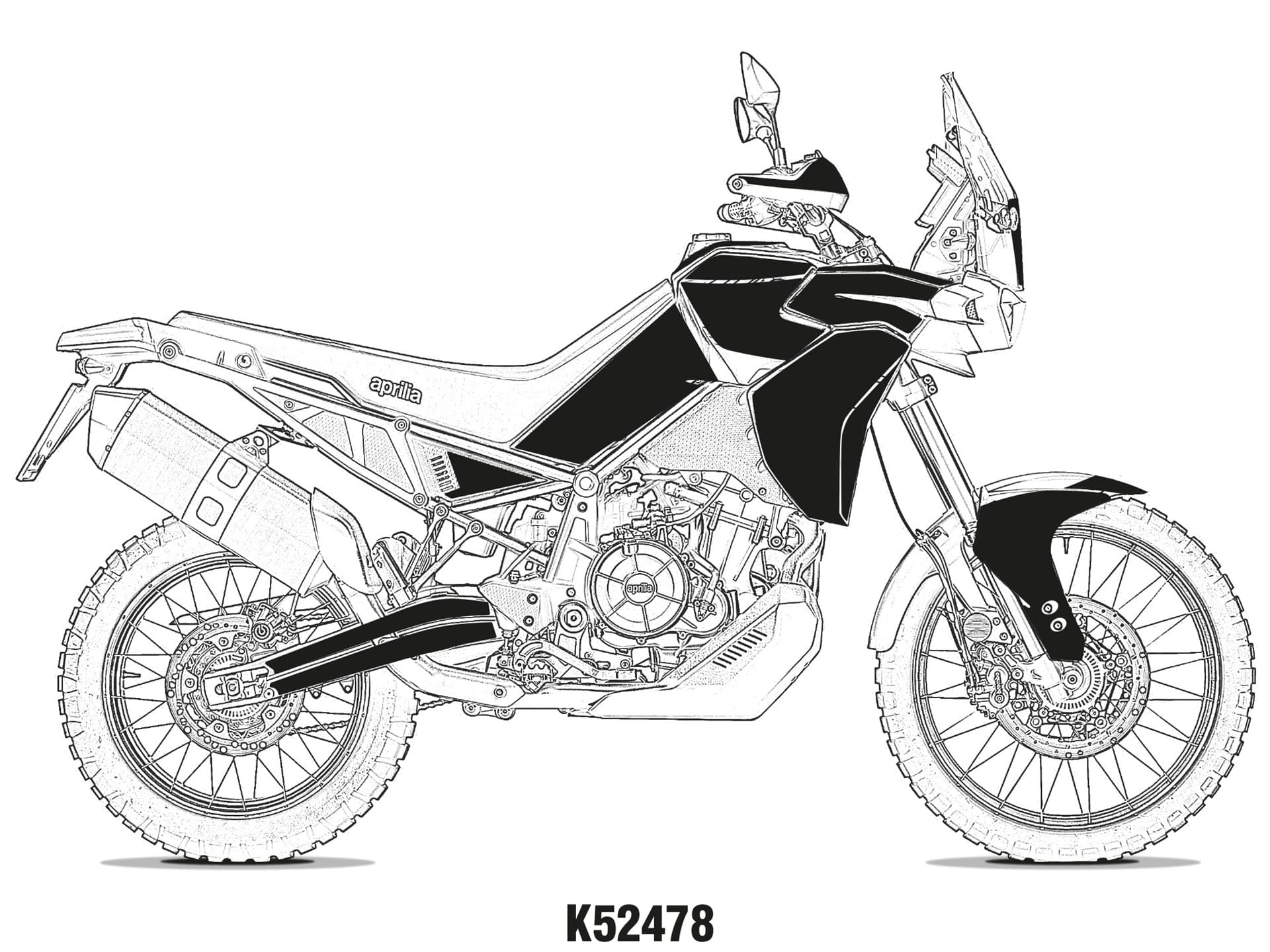 Uniracing ya dispone de su nuevo kit de adhesivos para la Aprilia Tuareg 660