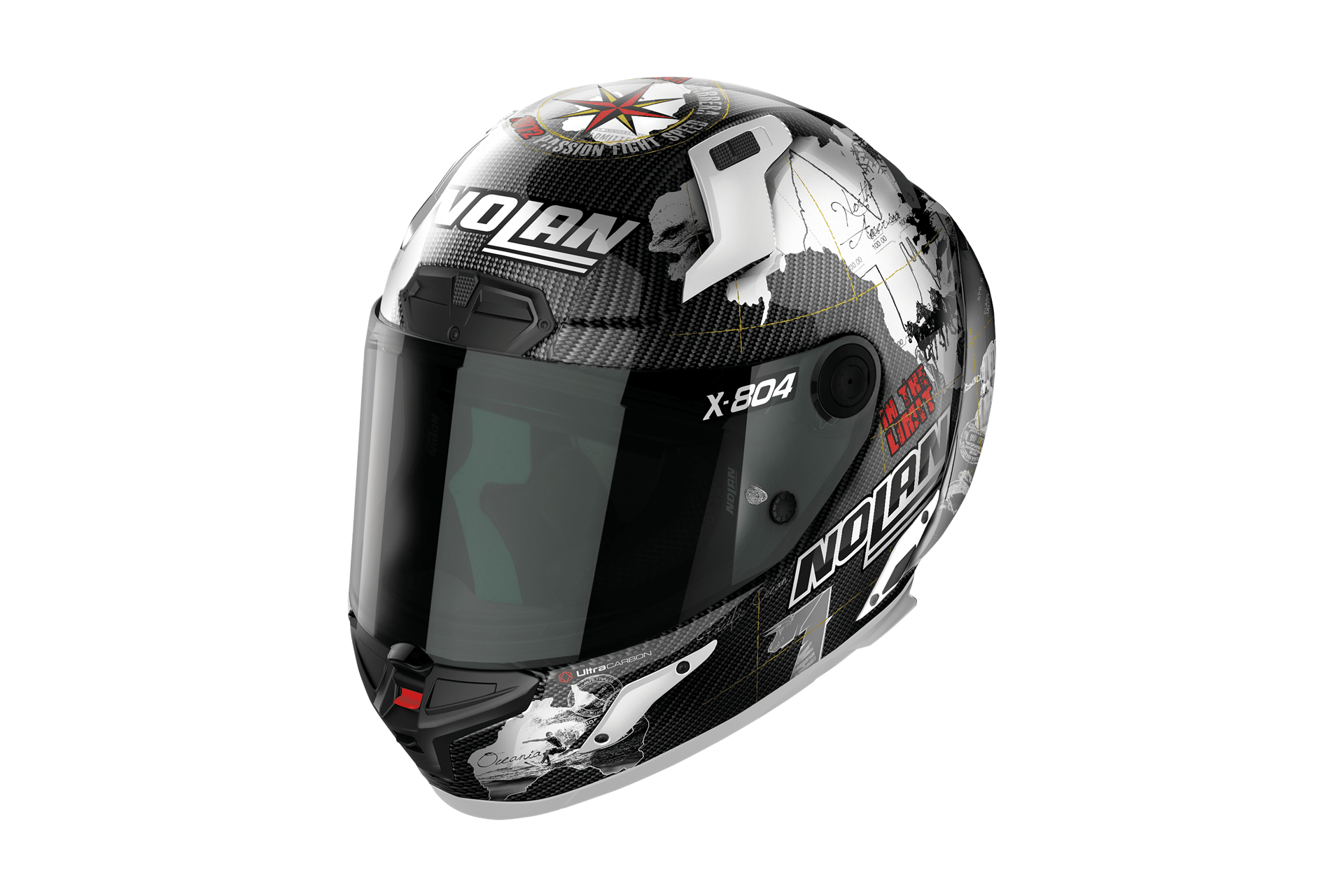 X-804 RS Ultra Carbon: La última novedad de Nolan dentro de su gama de cascos deportivos