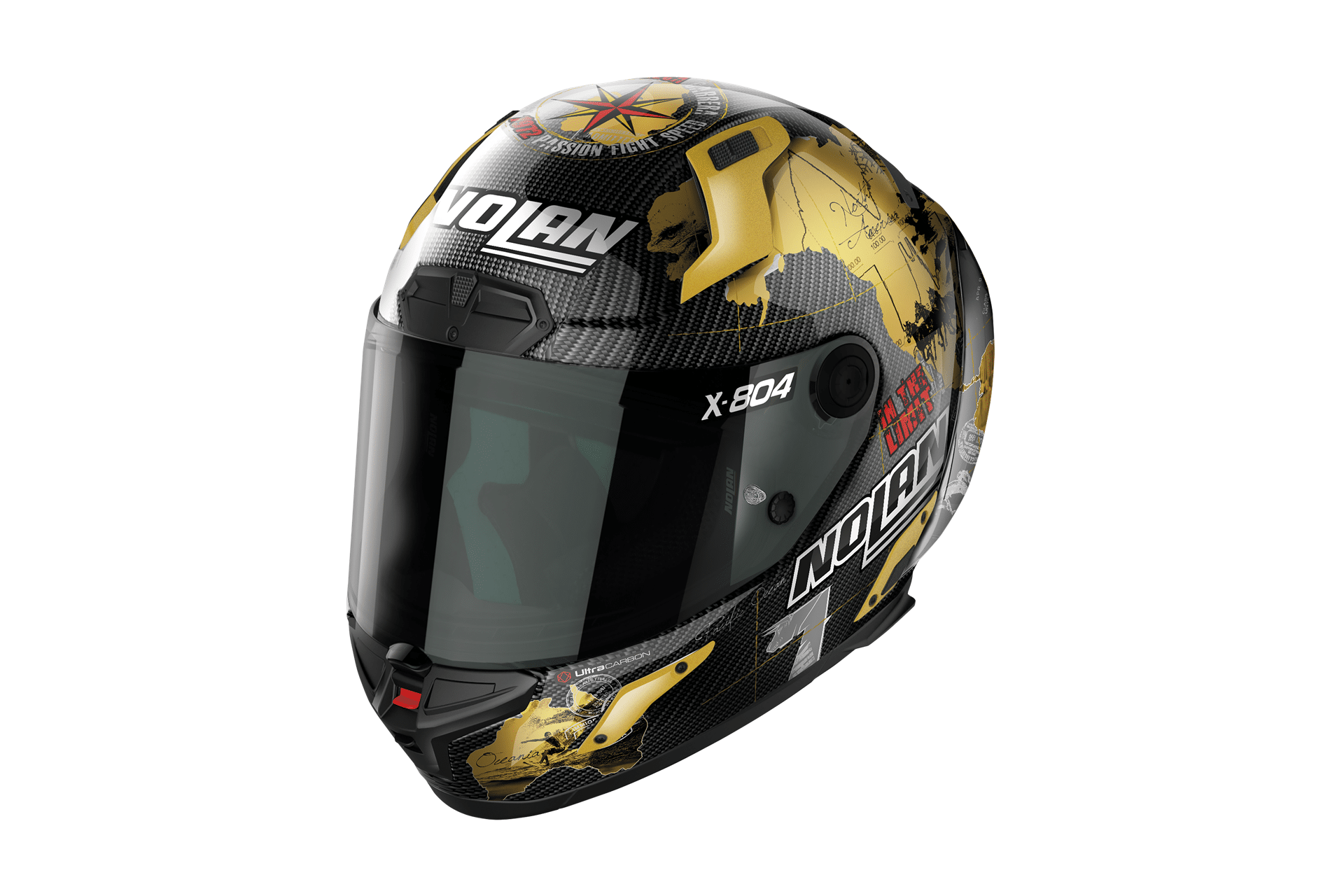 X-804 RS Ultra Carbon: La última novedad de Nolan dentro de su gama de cascos deportivos