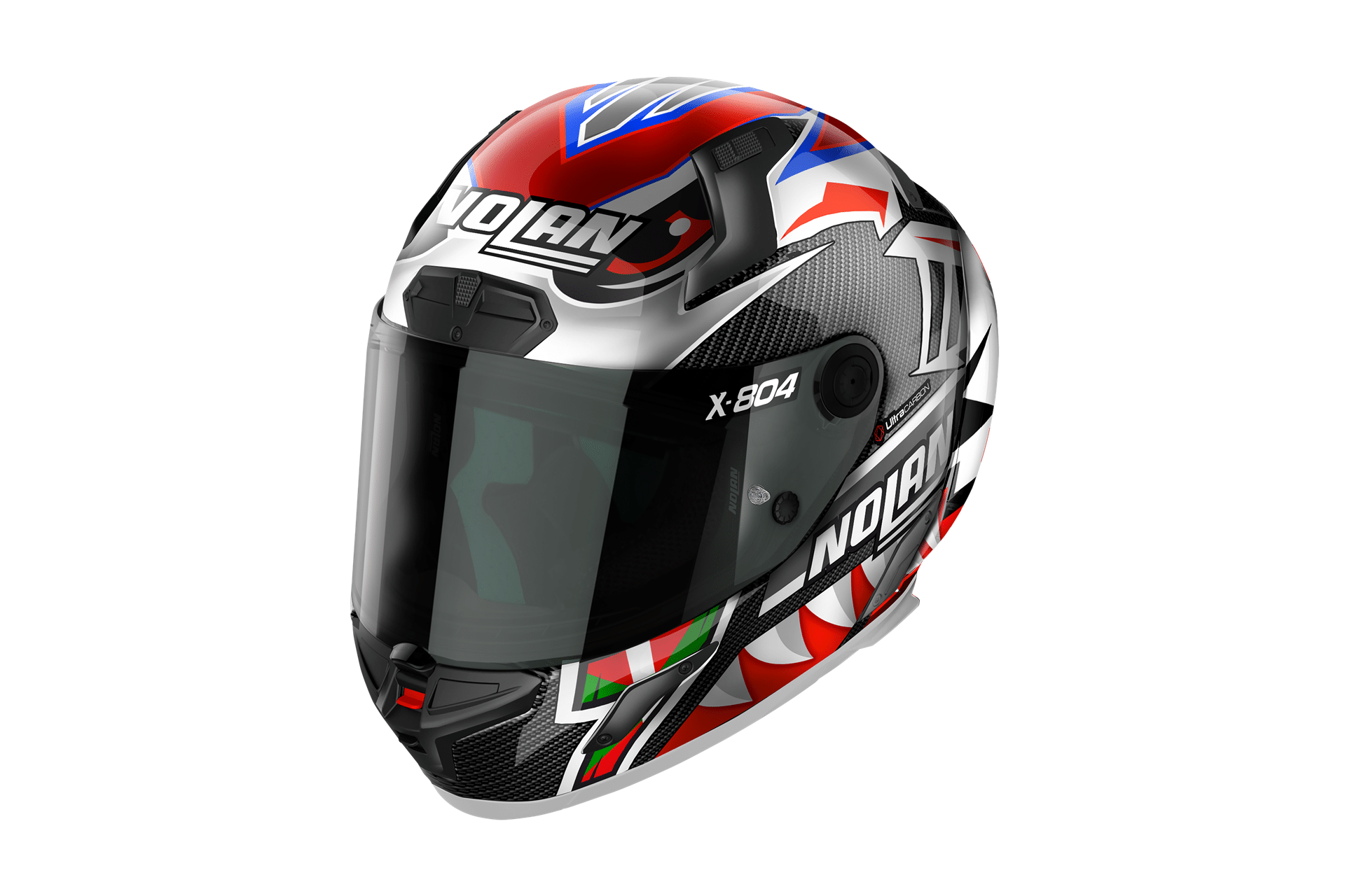 X-804 RS Ultra Carbon: La última novedad de Nolan dentro de su gama de cascos deportivos