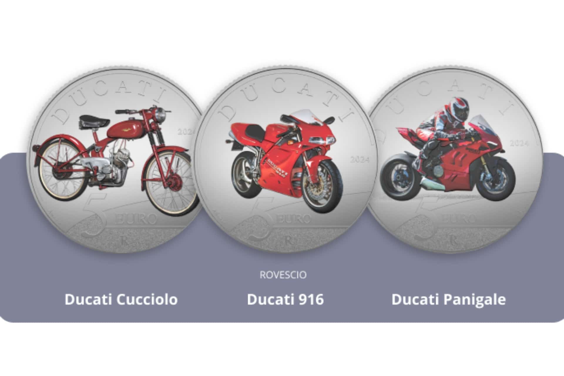 Monedas conmemorativas Ducati