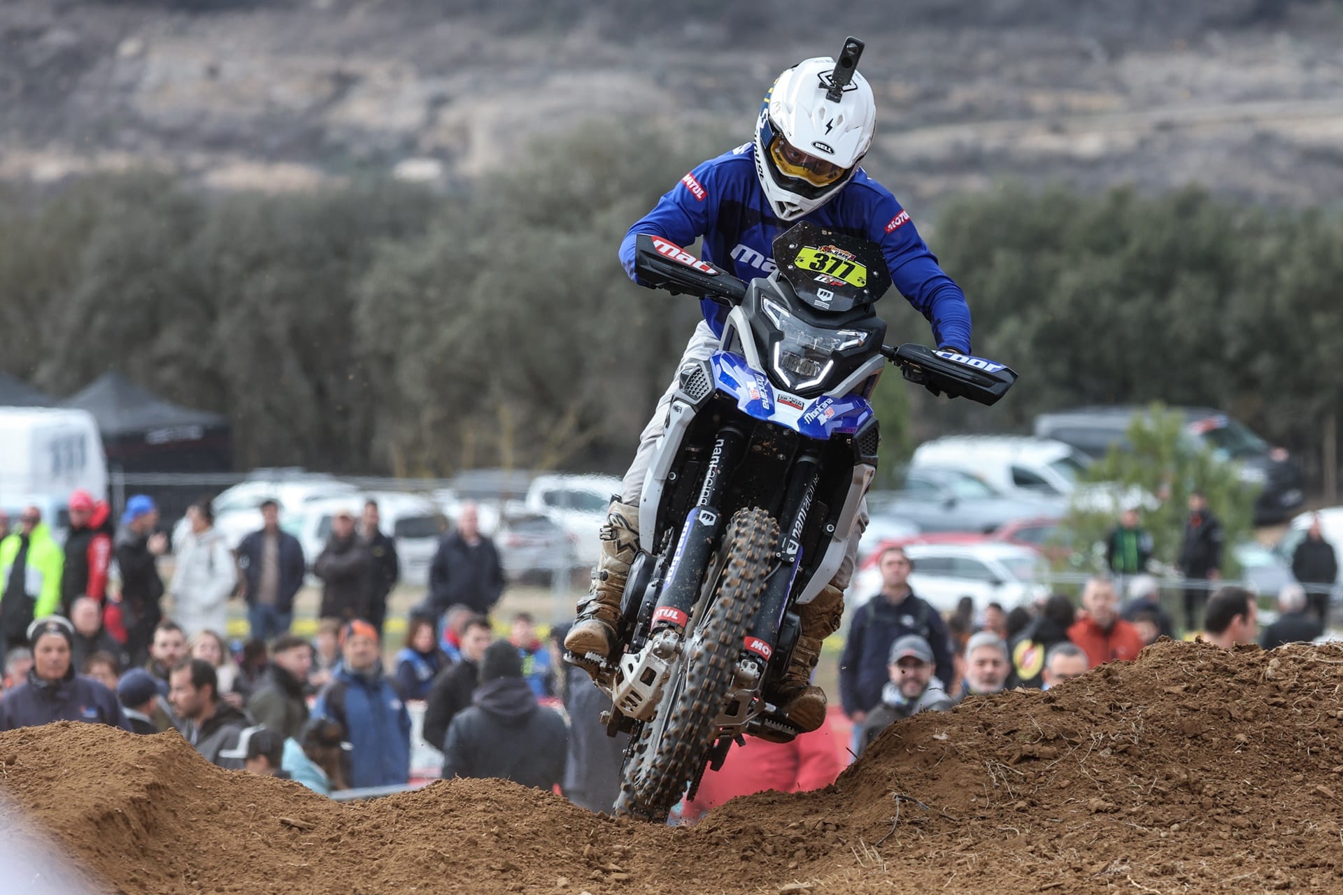 La Macbor Montana XR5 500 y Gerard Farrés regresan al podium de la Bassella Race 1
