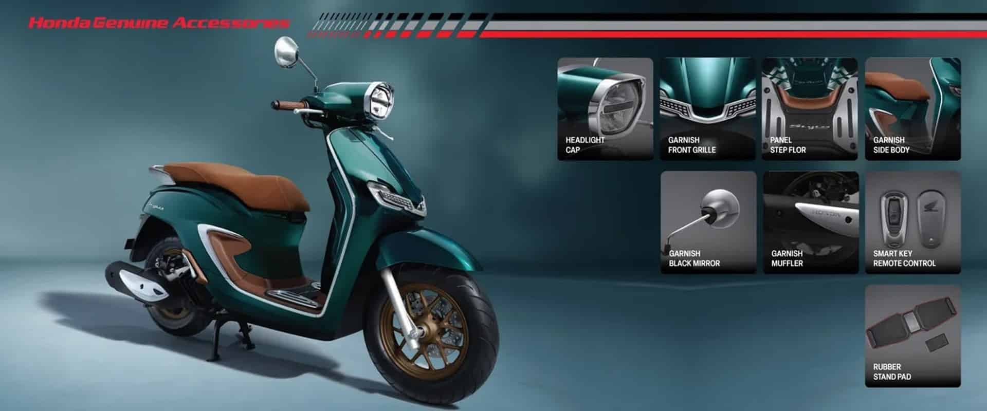 Stylo 160, el nuevo scooter de Honda con un diseño clásico y un toque glamuroso