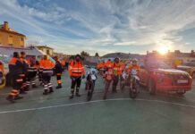 Voluntarios con motos de enduro se integran en la Unidad de Protección Civil de Cebreros