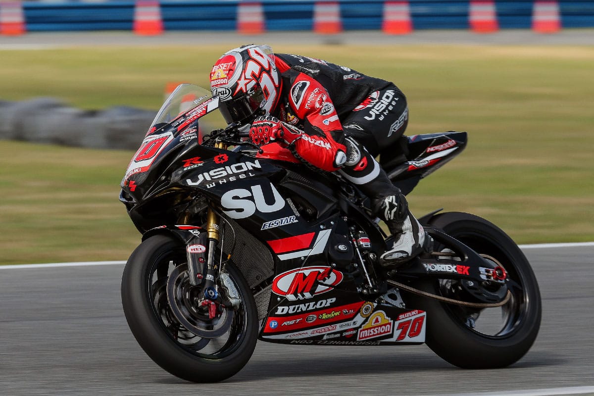 Suzuki firmó una gran actuación con dos motos en el podio