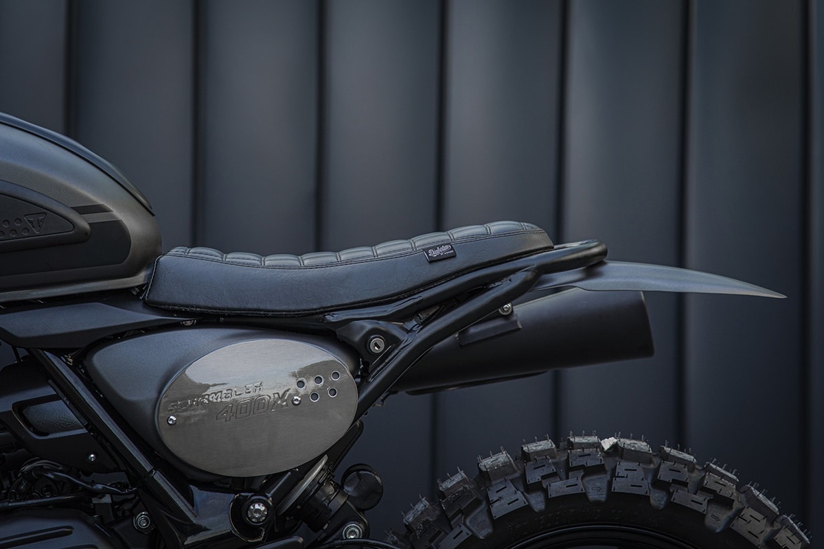 Triumph 400X "Diabolus Scrambler" by K-Speed