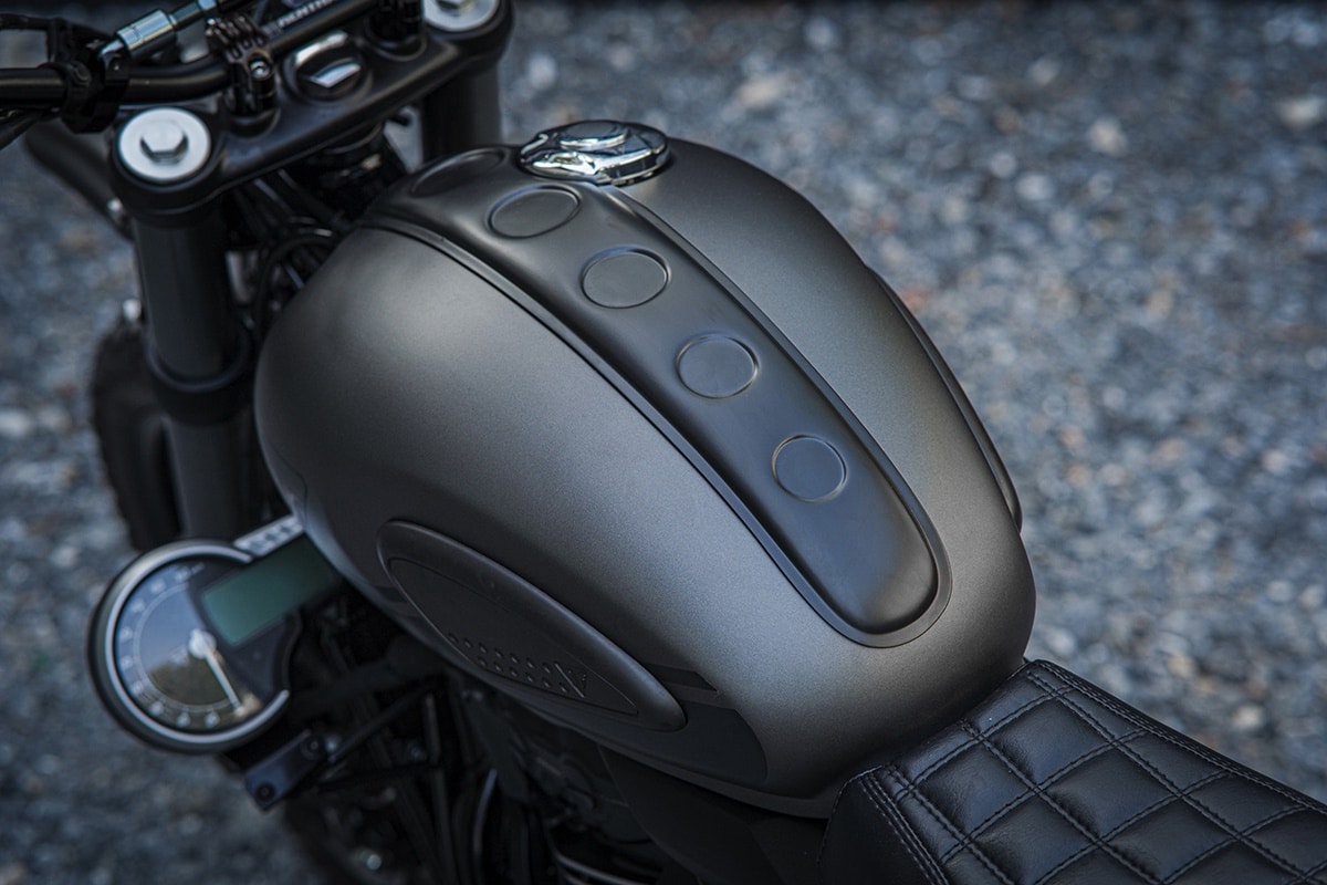 Triumph 400X "Diabolus Scrambler" by K-Speed
