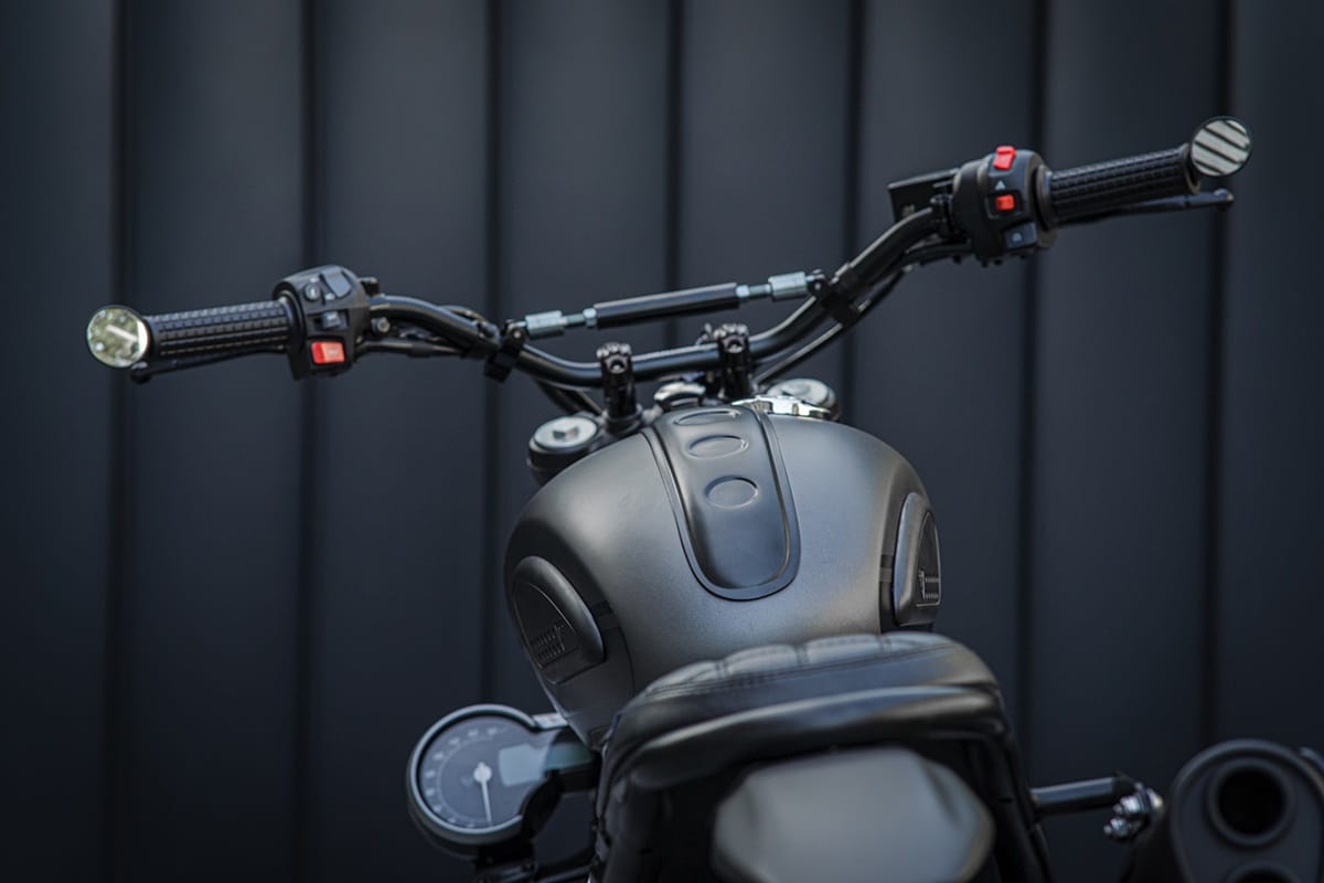 Triumph 400X "Diabolus Scrambler" by K-Speed