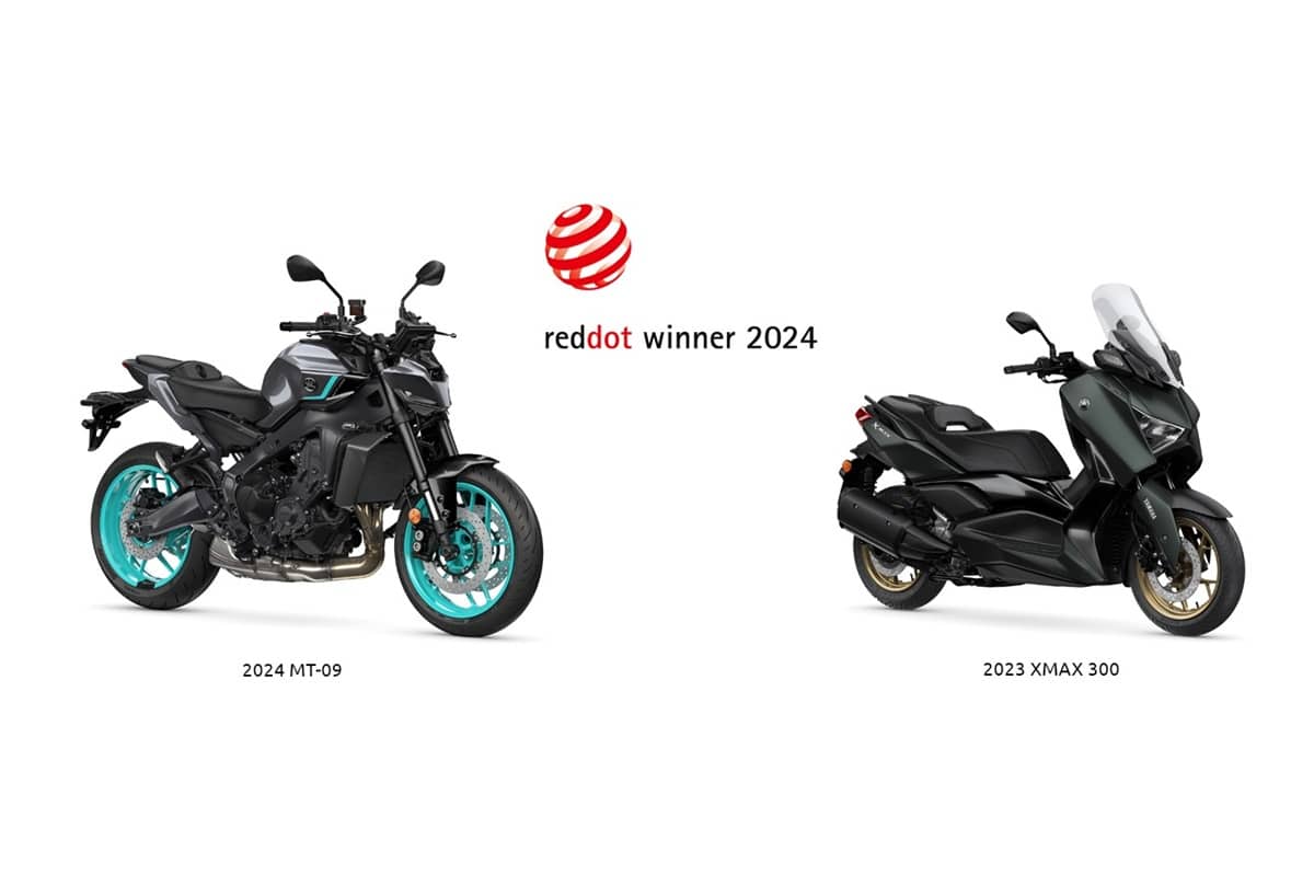 La nueva Yamaha MT-09 y el XMAX 300 galardonados con el Red Dot Award: Product Design 2024