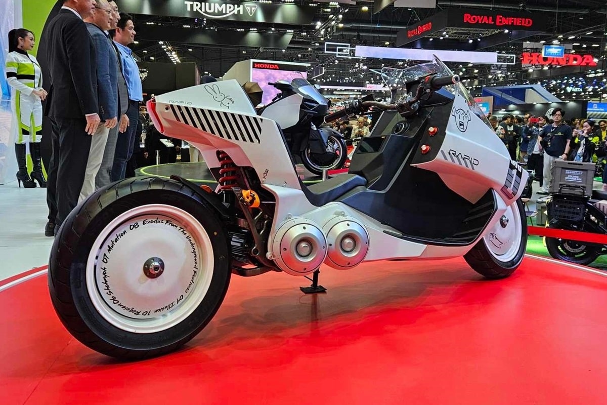 Rapid K-1988: El prototipo eléctrico tributo al legendario manga japonés Akira