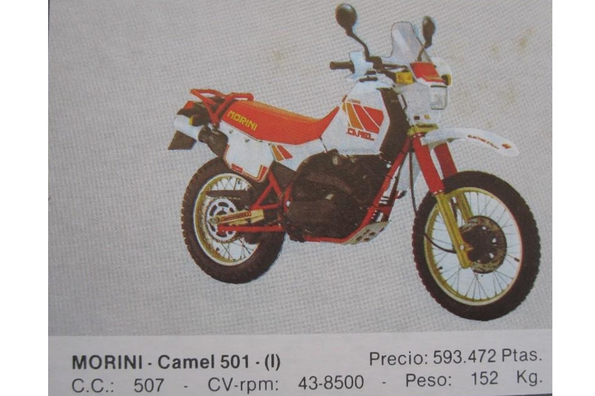 Motos de ensueño a la venta: Moto Morini Camel 501 de 1987