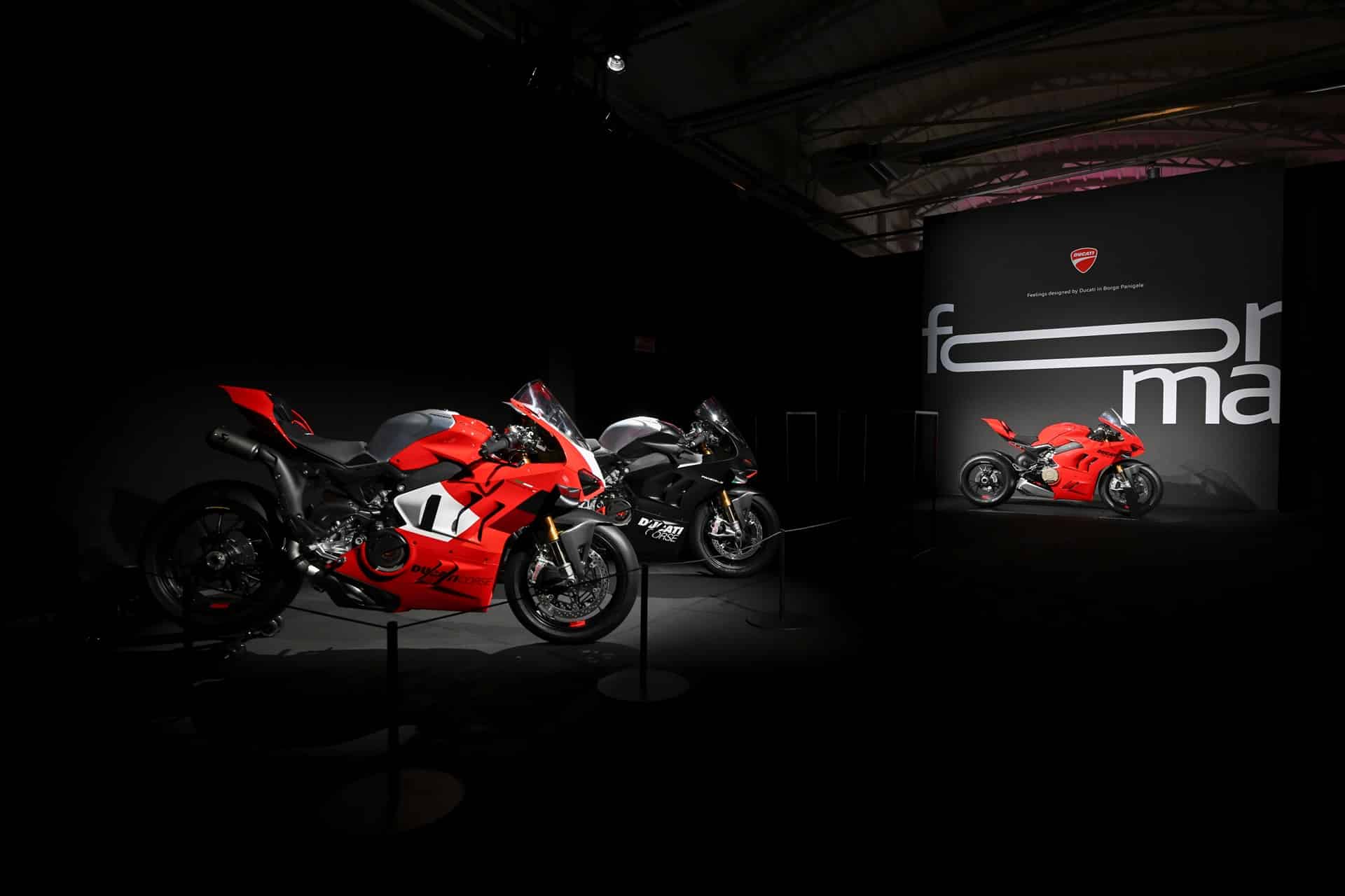 La marca italiana inaugura la exposición "Forma – Feelings designed by Ducati in Borgo Panigale" en su estreno en la Semana del Diseño de Milán 2024