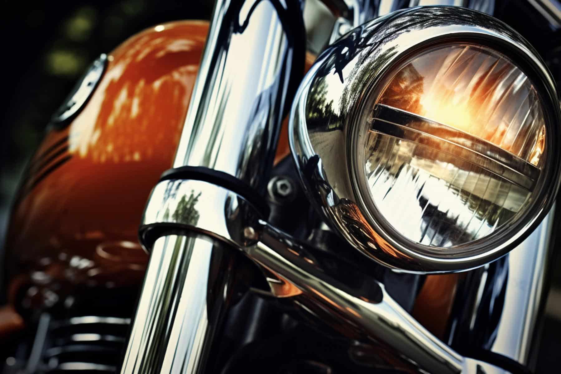 Las partes cromadas de las motos pueden ser estéticas o funcionales