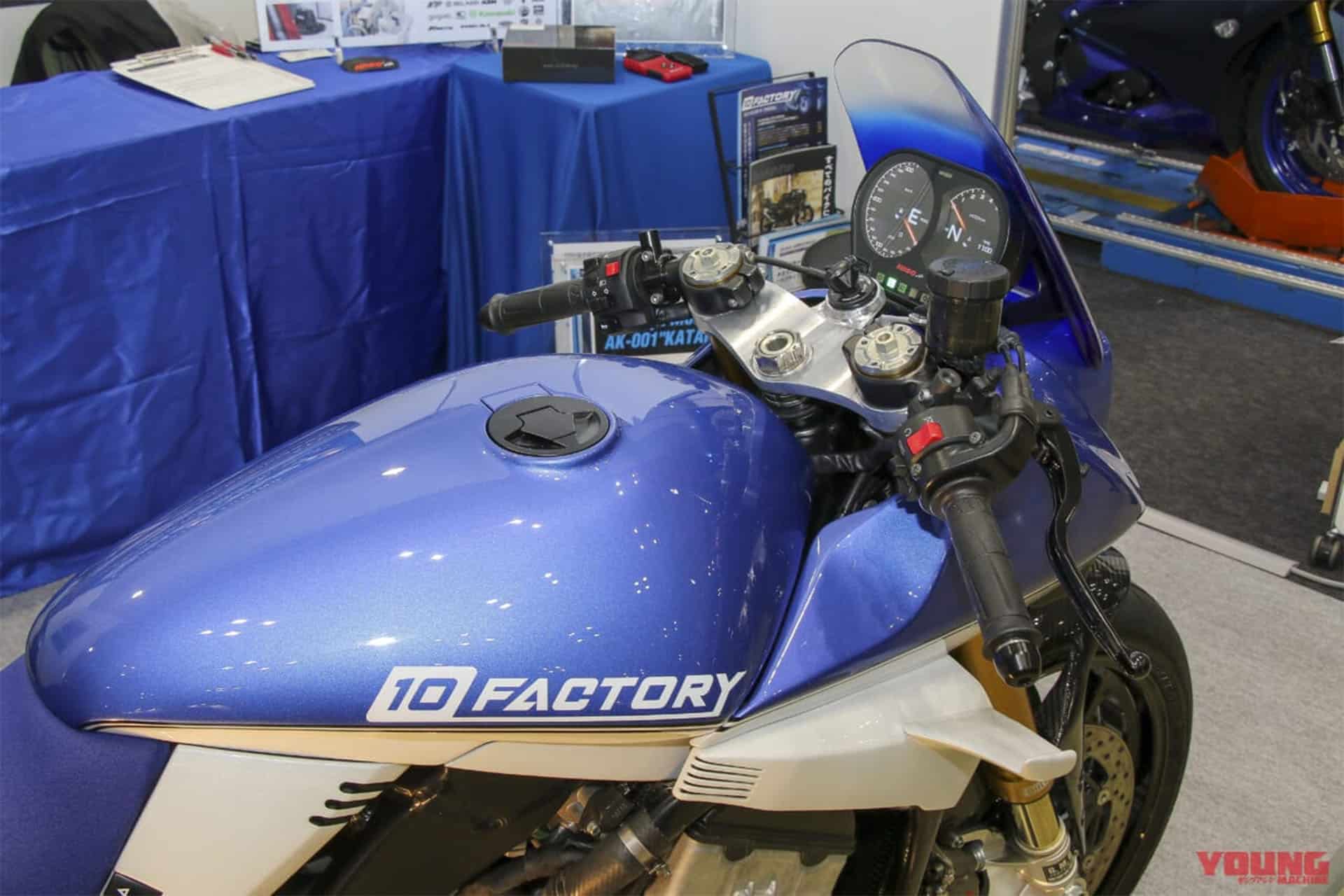 La estética de la moto es 100% Katana