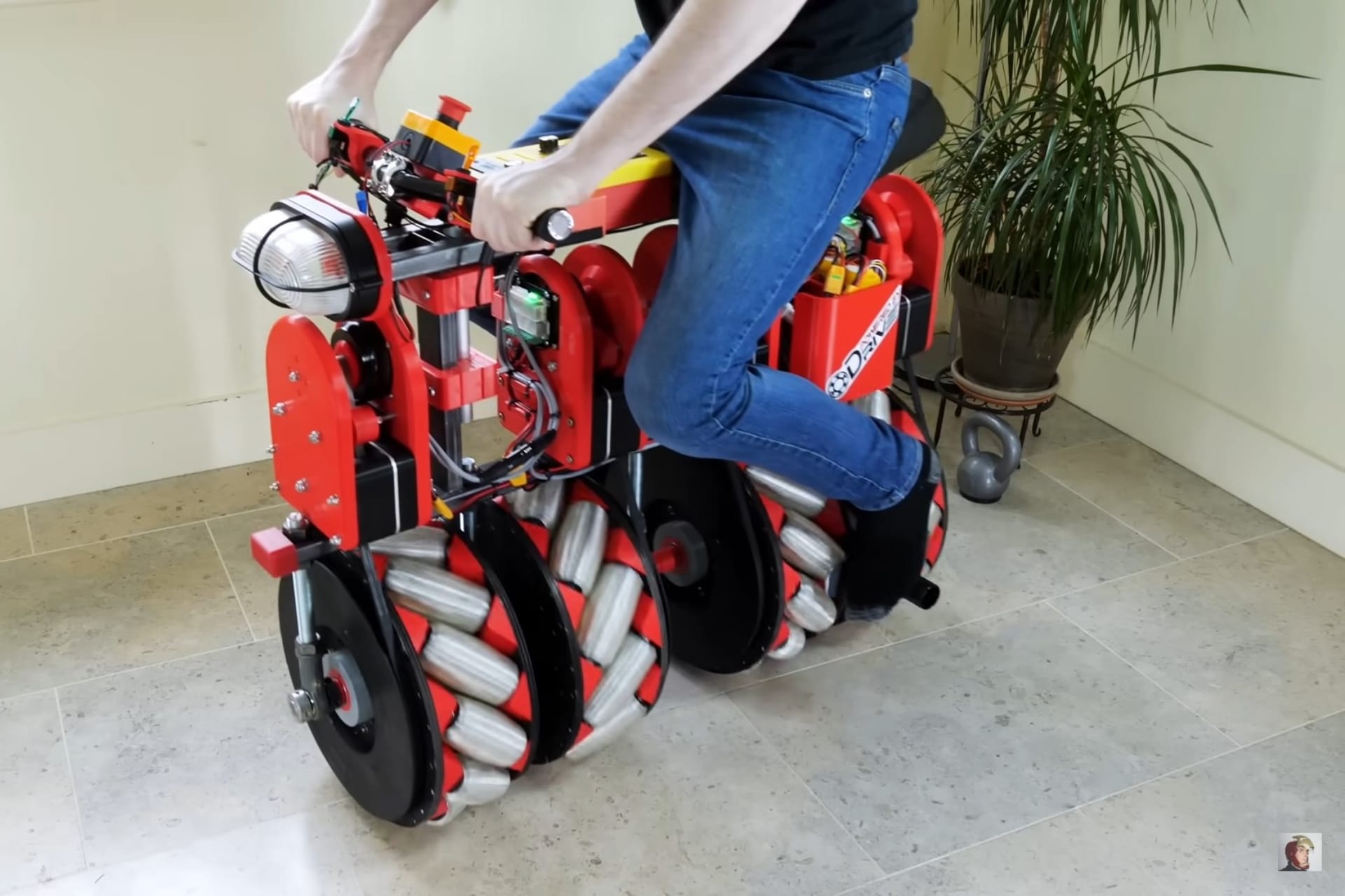 moto tornillo autoequilibrada