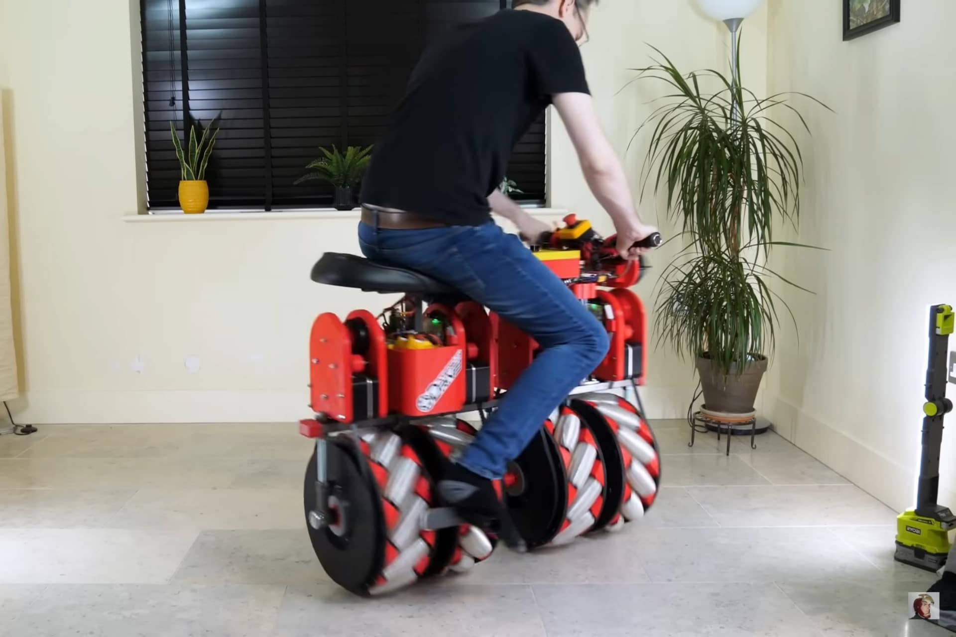 moto tornillo autoequilibrada