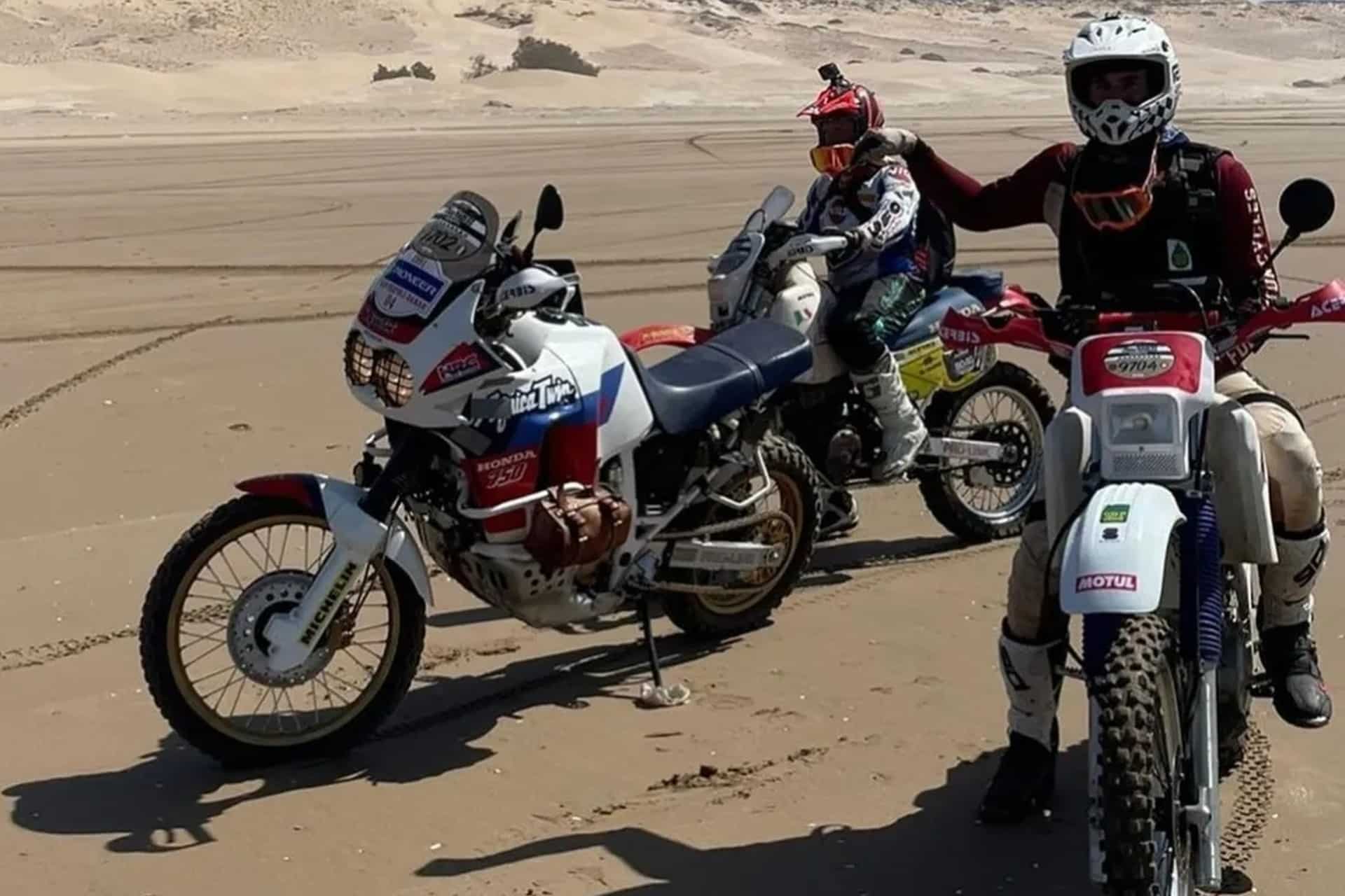 SandRaiders 2024: 154 motos "Old School" desfilaron por el desierto de Marruecos