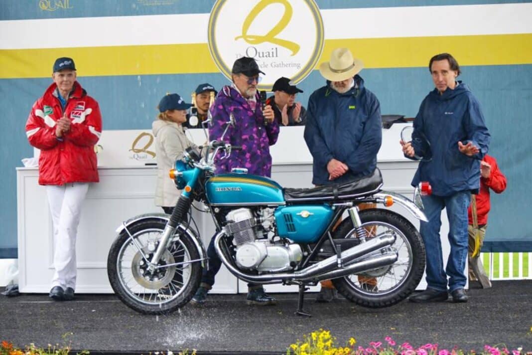Un prototipo de 1968 de Honda CB750 triunfa en el Quail Motorcycle Gathering 2024