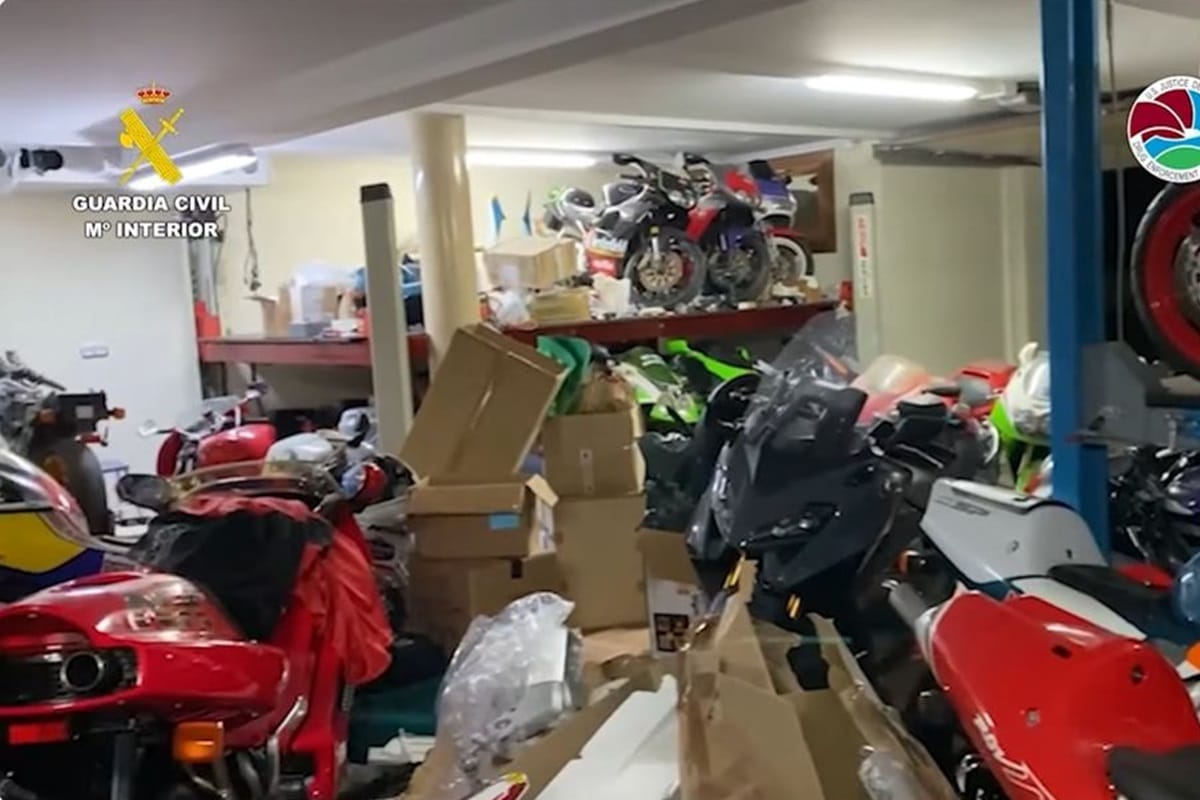 Requisada una enorme colección de motos Old School en la llamada "operación Halia"