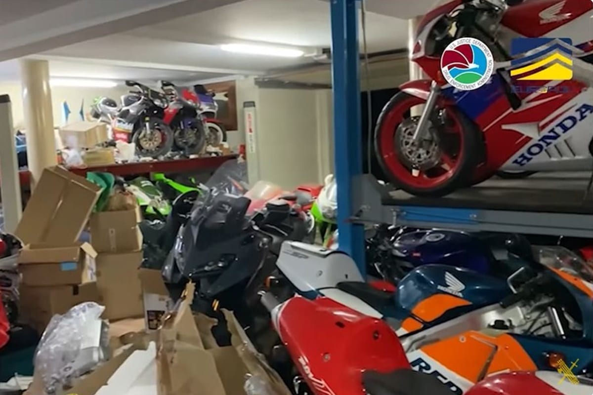 Requisada una enorme colección de motos Old School en la llamada "operación Halia"
