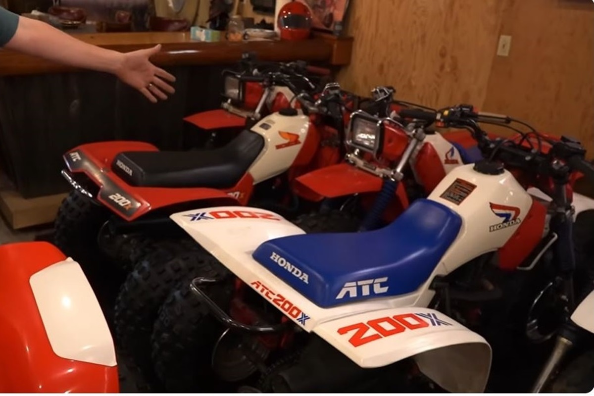 Esta es probablemente la mayor colección de Honda ATC del planeta