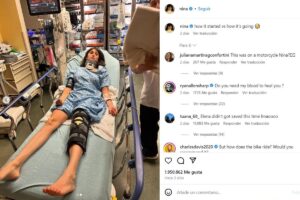 La actriz Nina Dobrev en el hospital tras sufrir un accidente a los mandos de una Sur-Ron
