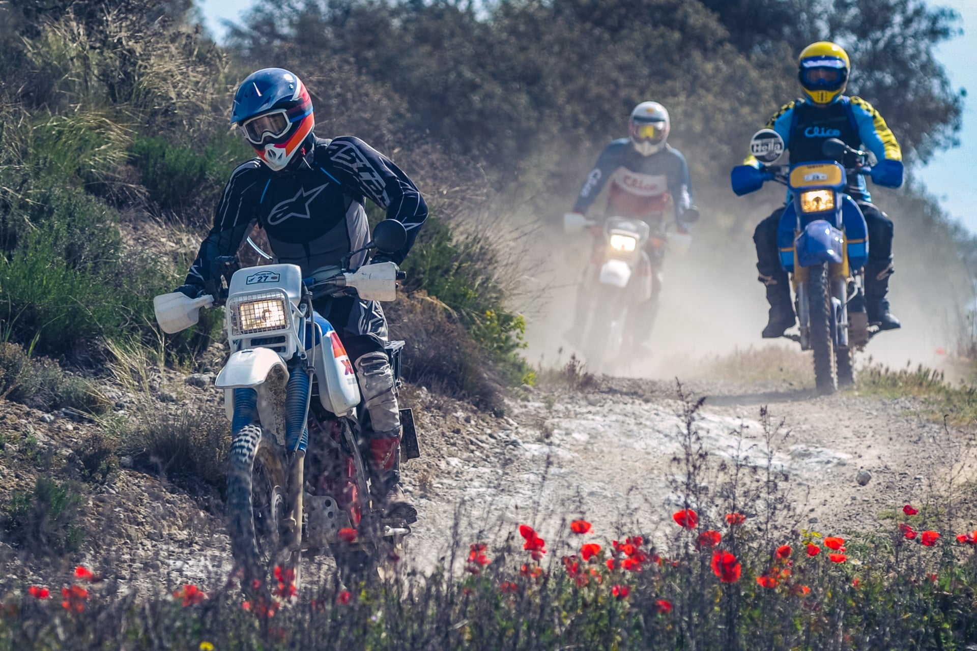 Motos de enduro y trail "Old School" vuelven a brillar en el Classic Raid TT/Trail 2024