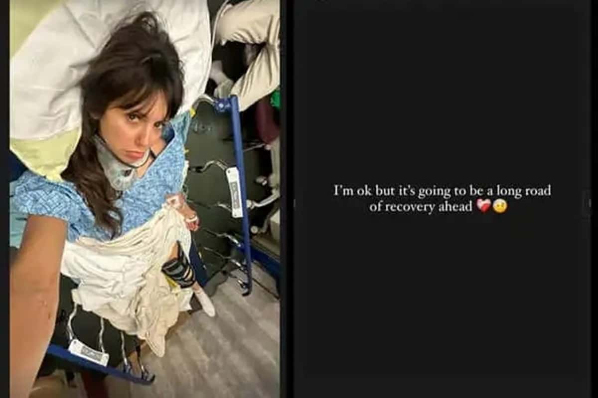 La actriz Nina Dobrev en el hospital tras sufrir un accidente a los mandos de una Sur-Ron