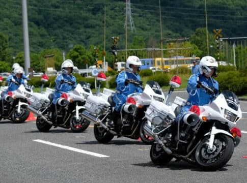 Así se prepara la policía motorizada de Japón: entrenamientos brutales y muchas horas
