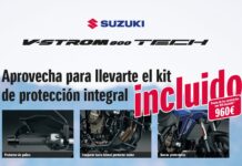 La compra de una V-STROM 800 TECH ahora tiene premio: Un kit de protección integral