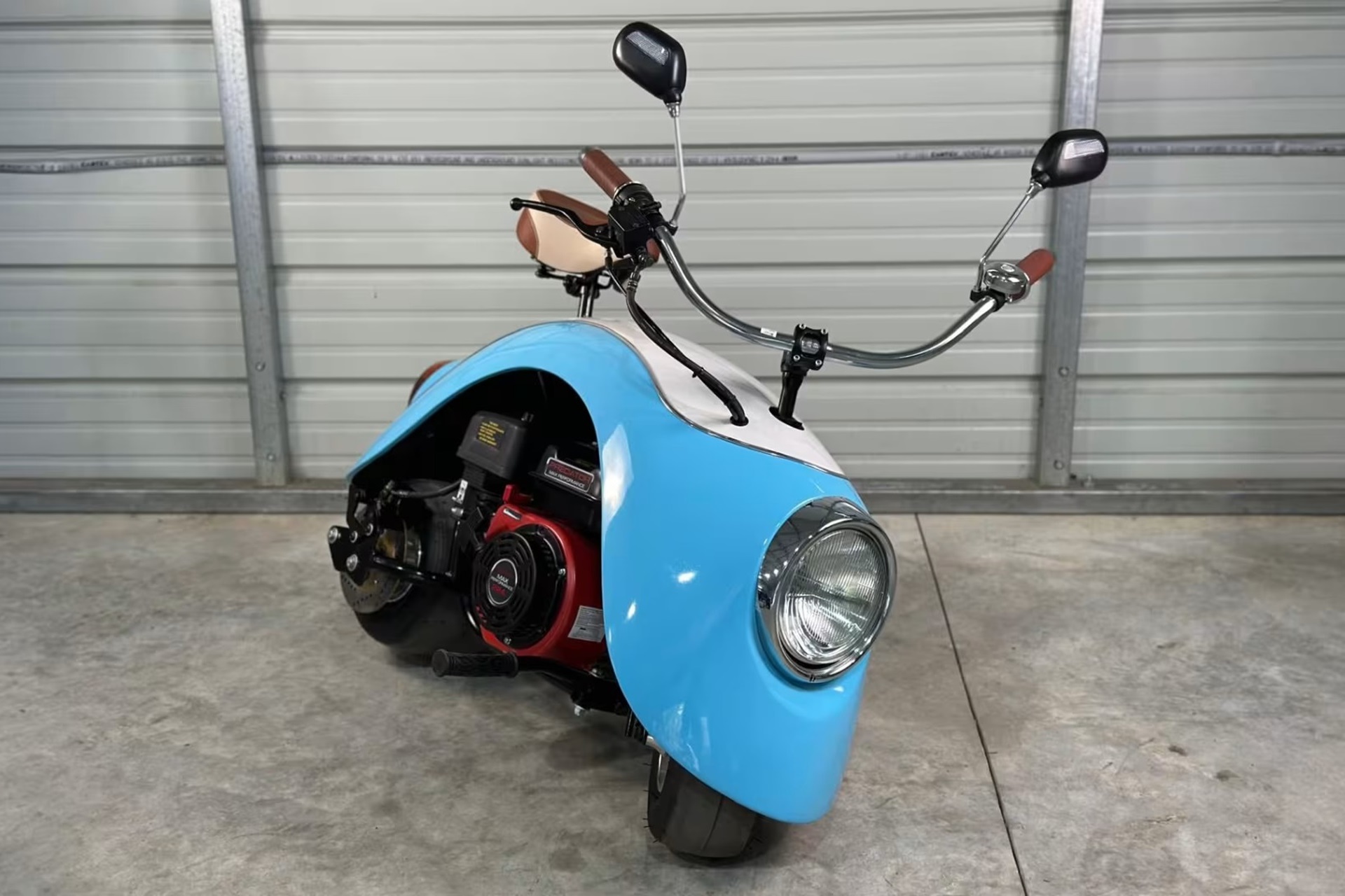 Fusconeta Custom Mini Bike 2024: La nueva y personal minimoto inspirada en el famoso VW Escarabajo