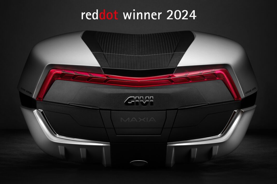 El baúl Maxia 5 de GIVI galardonado con un Red Dot Award
