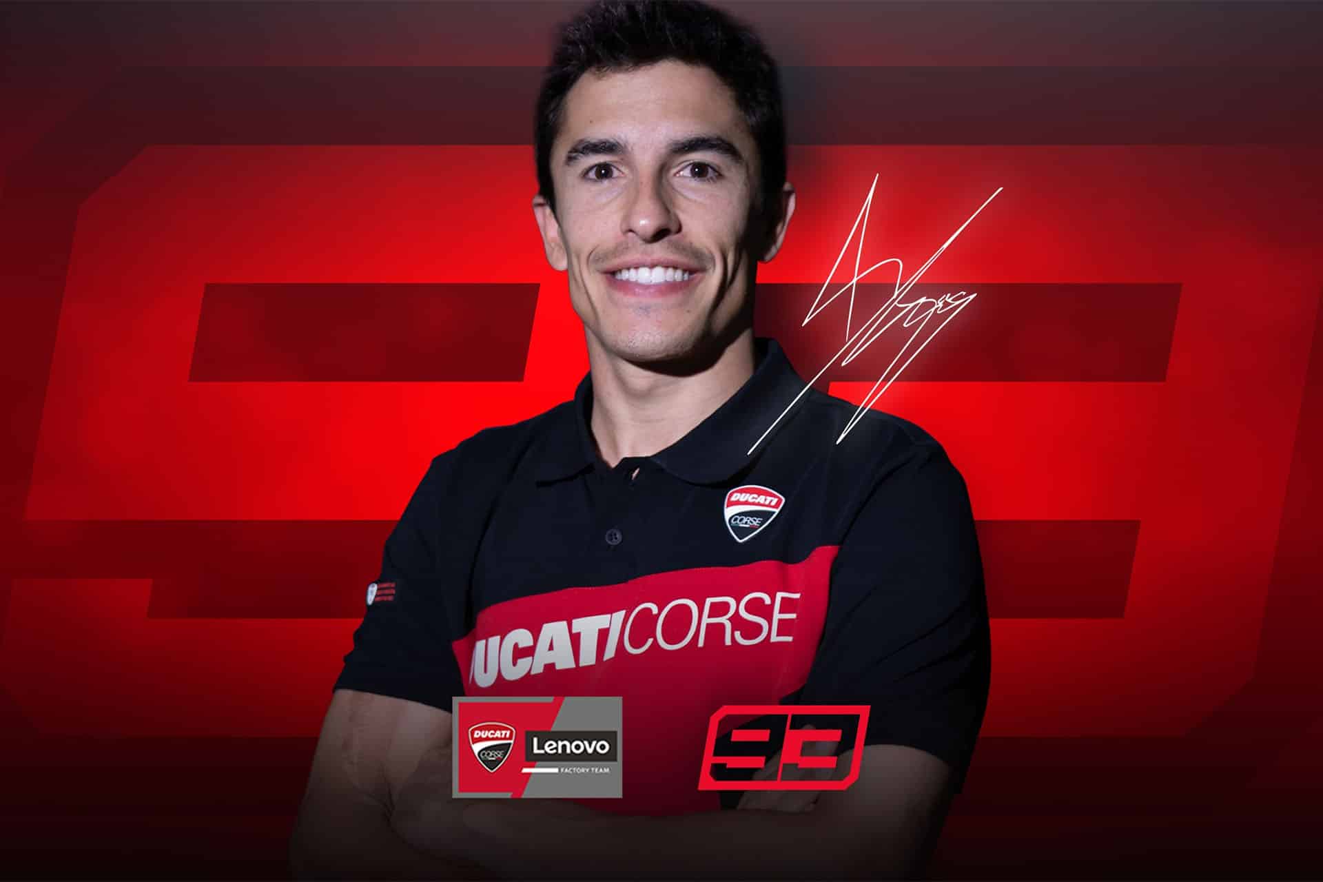 Se acabaron los rumores: Marc Márquez al equipo oficial de Ducati