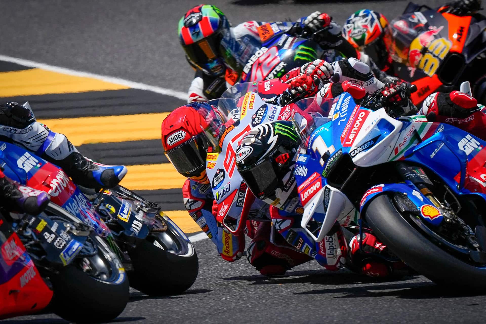 Esta temporada Marc está conociendo la Ducati y cada vez es más competitivo