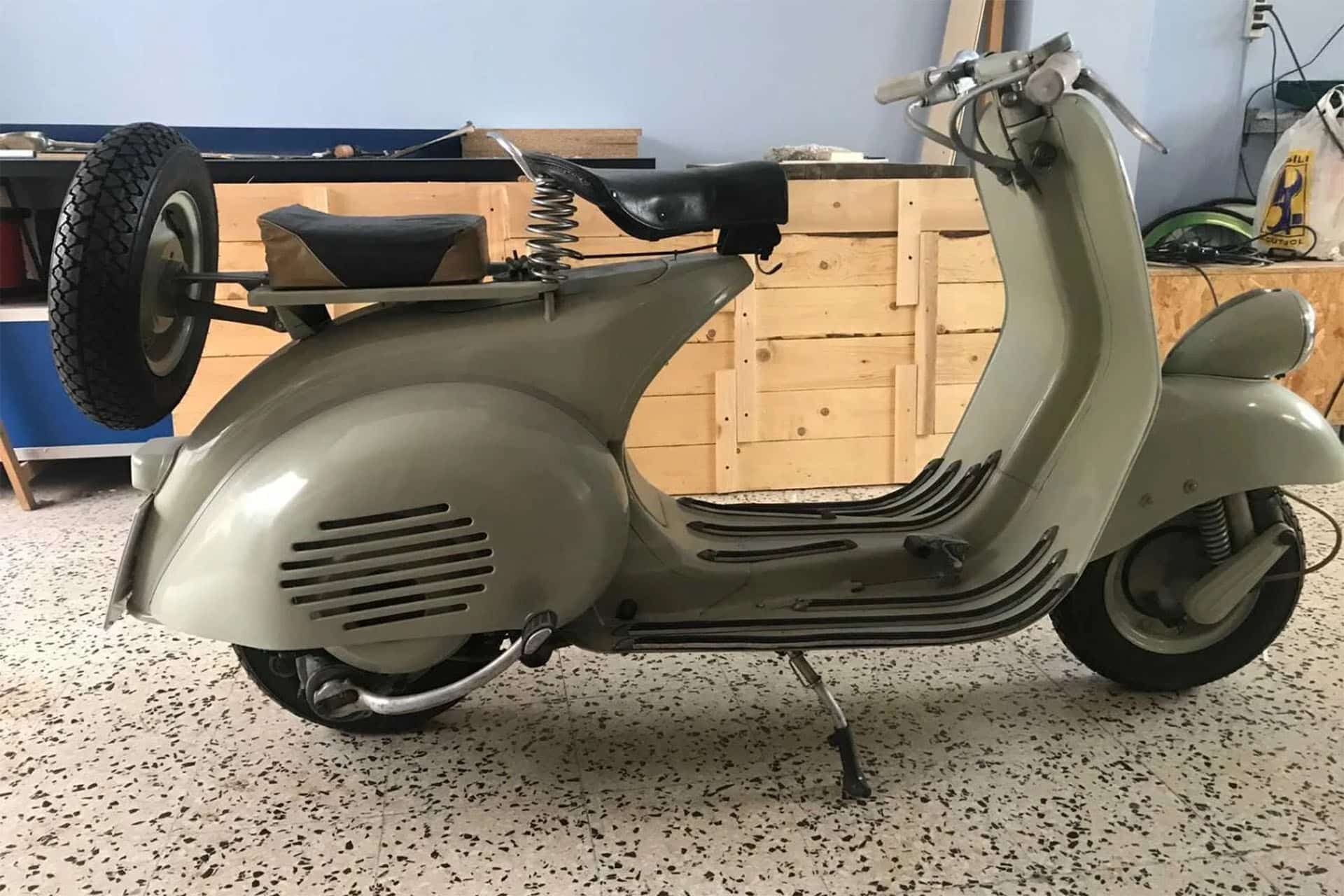 La moto estaba sin matrícula y sin papeles