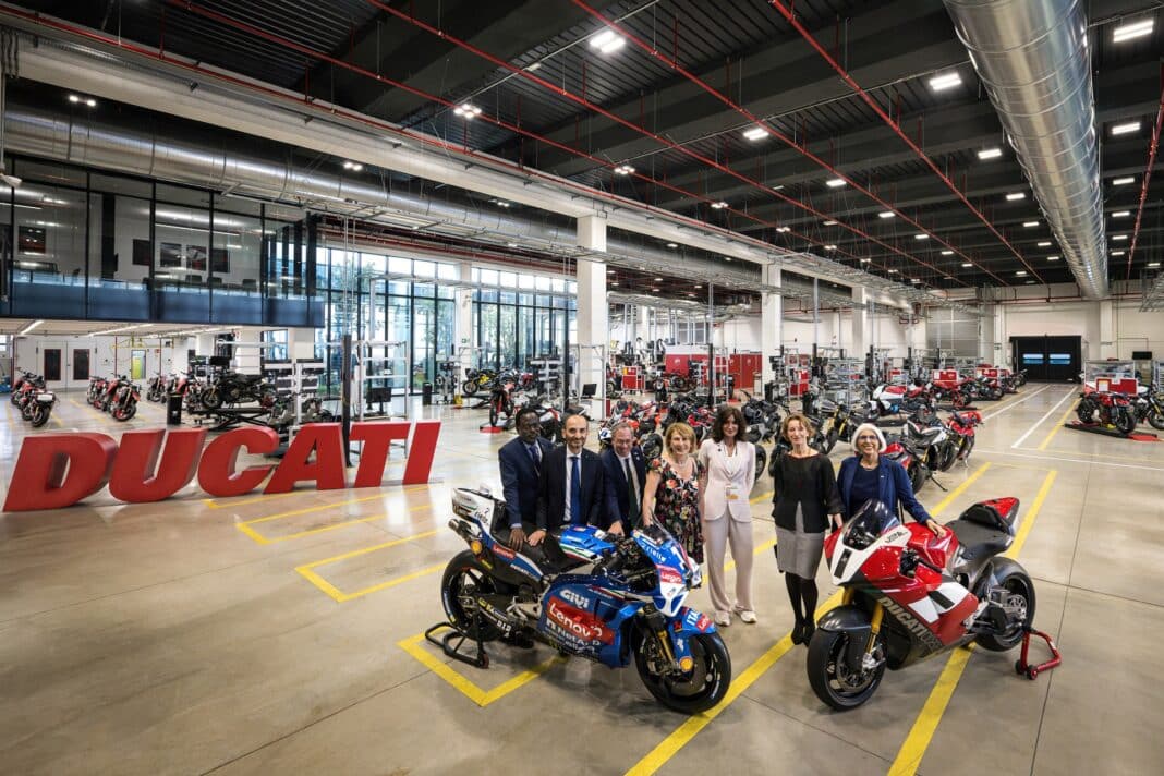 La fábrica de Ducati ha sido visitada por altos mandatarios del G7