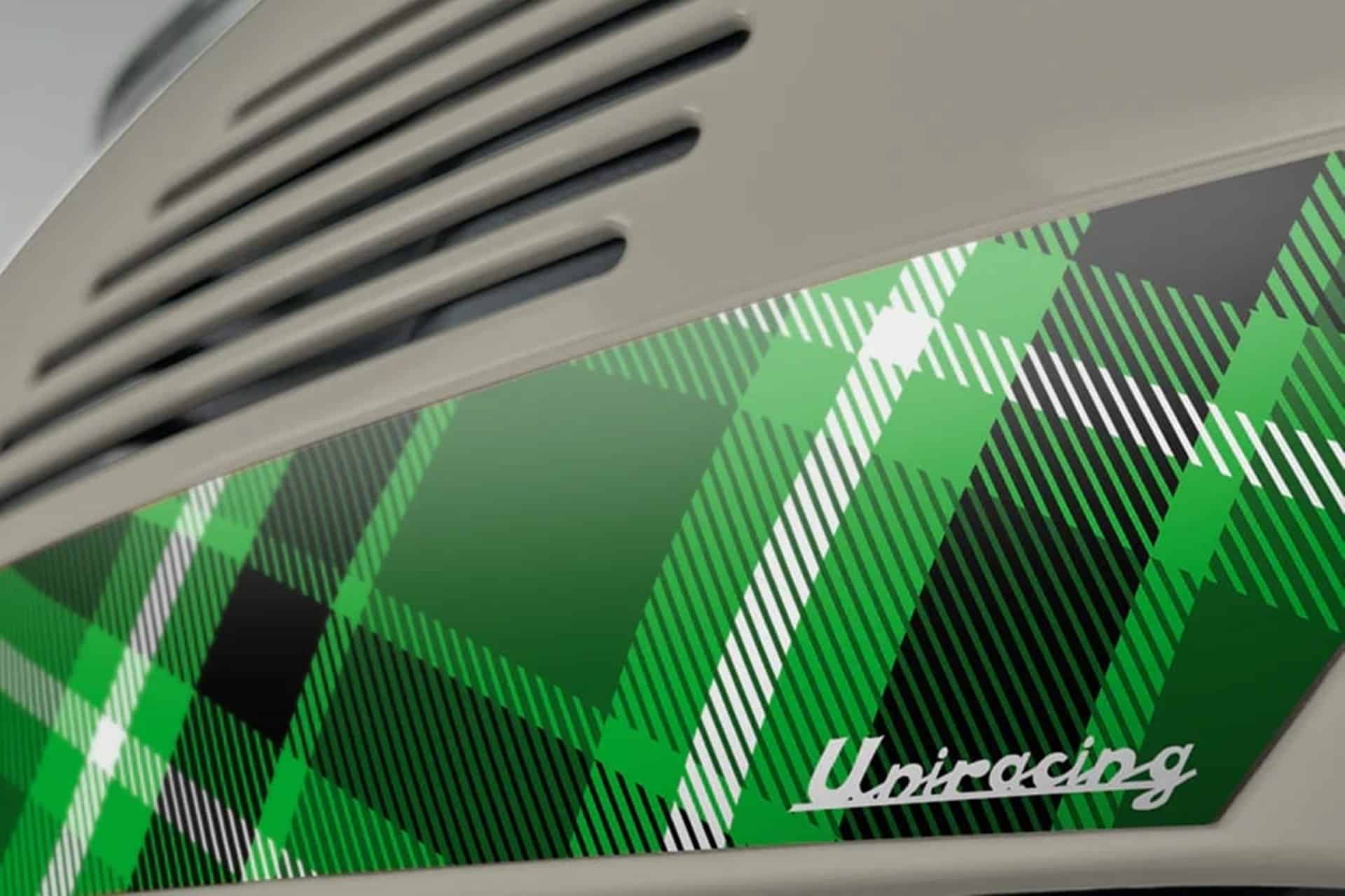 Uniracing viste a la icónica Vespa GTS con su último kit de adhesivos