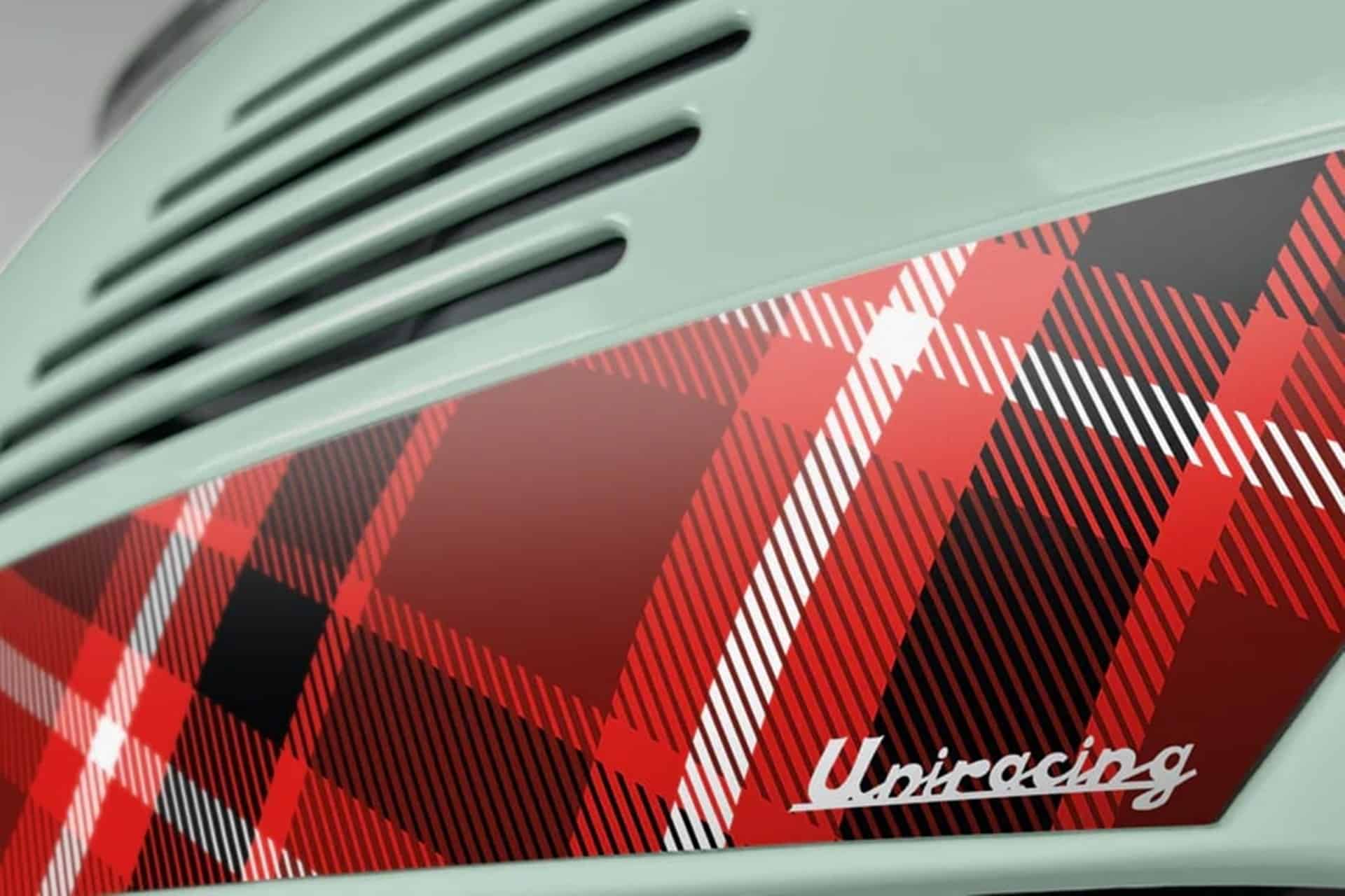 Uniracing viste a la icónica Vespa GTS con su último kit de adhesivos