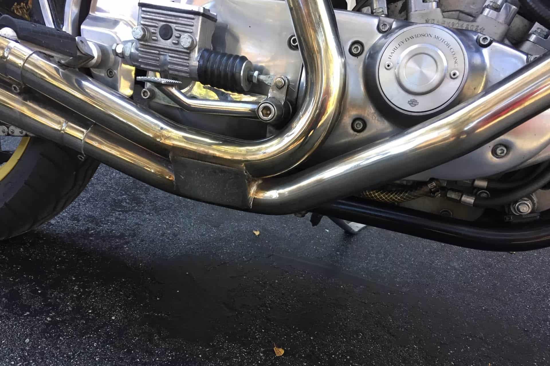 Los detalles de la moto estaban muy cuidados