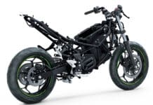La batería iría en el interior de la moto, pero sería intercambiable