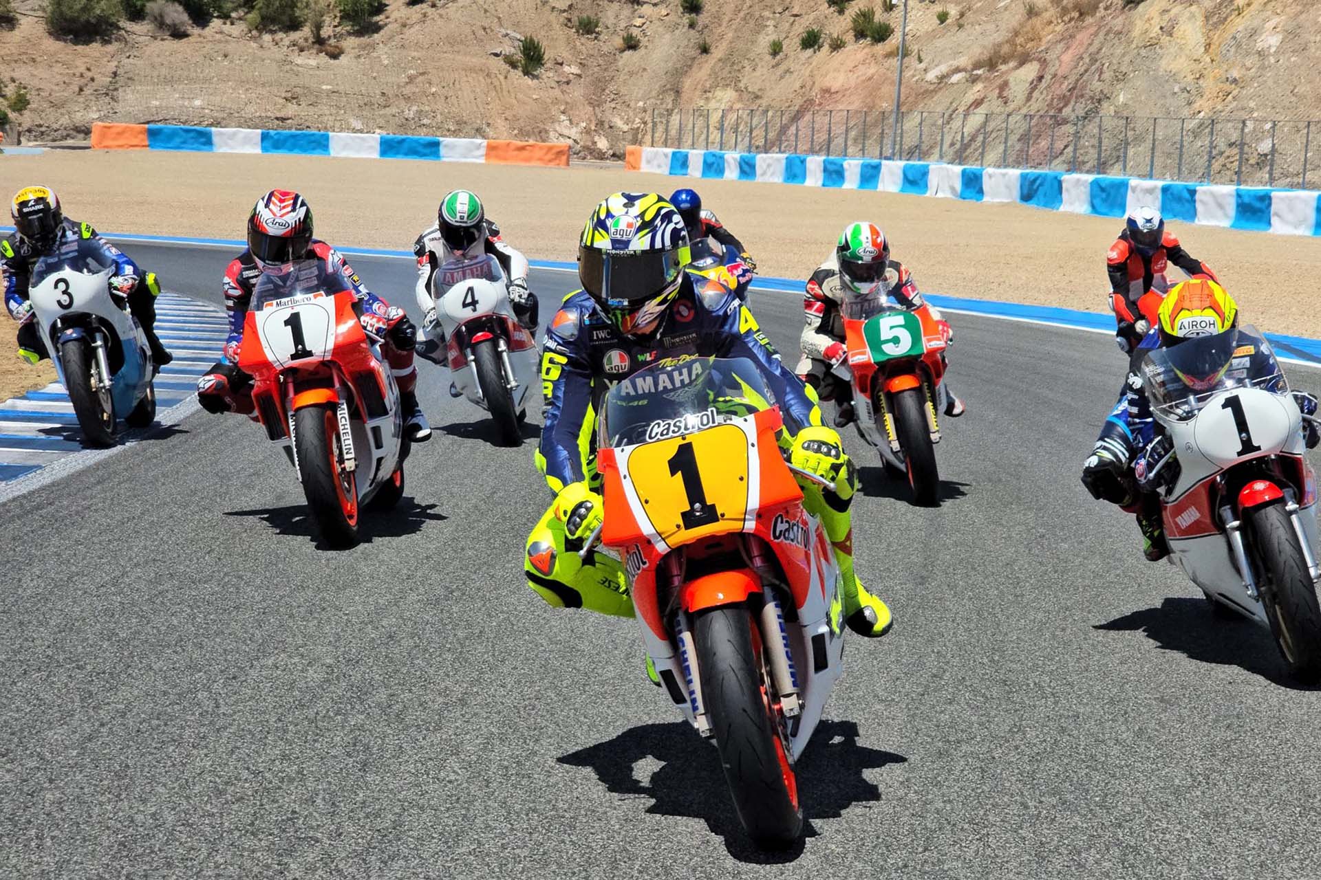 Hubo otras muchas motos históricas en el evento