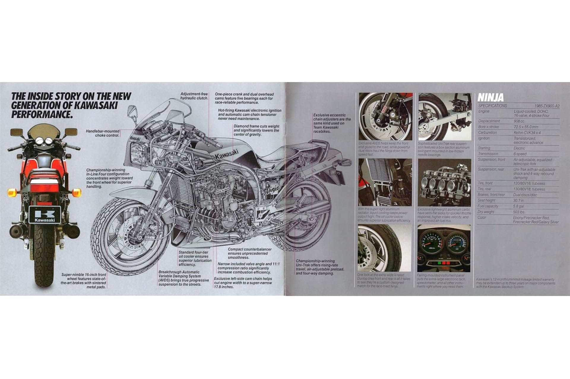 Kawasaki GPZ900R Ninja: 40 años del nacimiento de la icónica saga