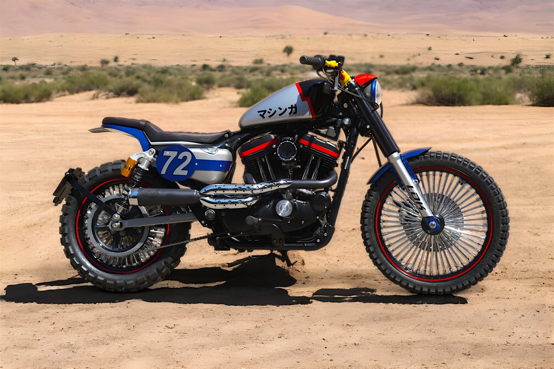 Harley scrambler Mazinger Z: El tributo de LDK a la conocida serie manga japonesa