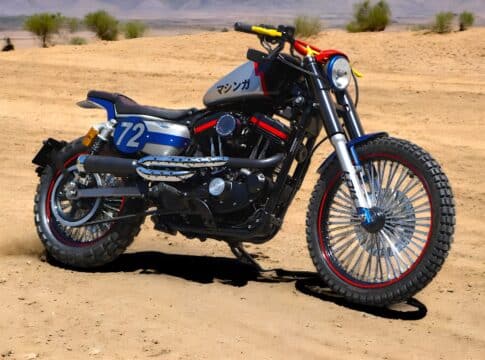 Harley scrambler Mazinger Z: El tributo de LDK a la conocida serie manga japonesa