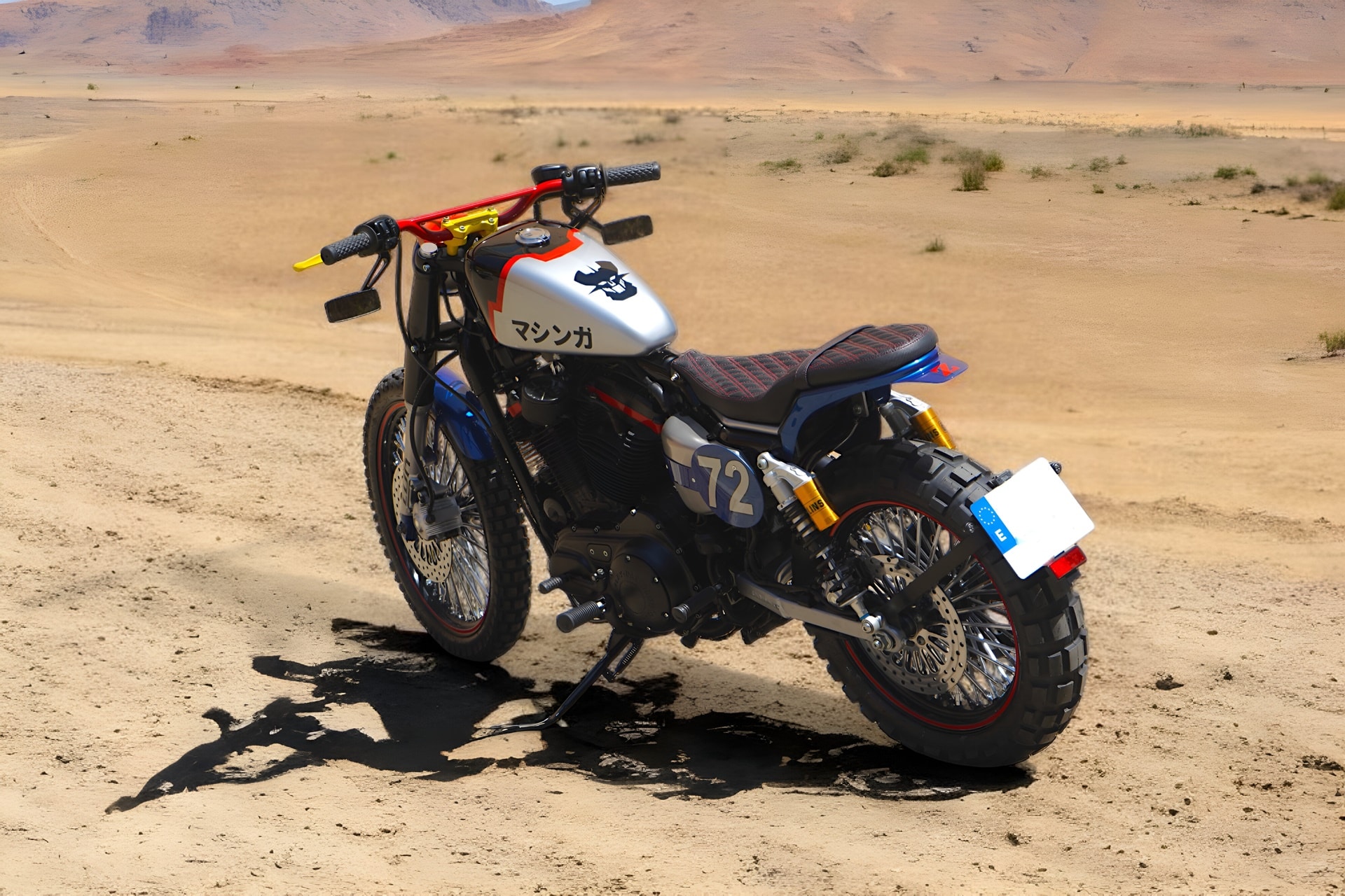 Harley scrambler Mazinger Z: El tributo de LDK a la conocida serie manga japonesa