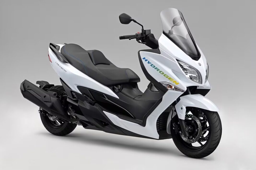 El Suzuki Burgman propulsado por hidrógeno en pleno proceso de desarrollo