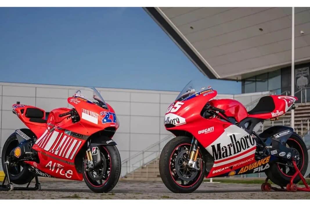 Desmosedici GP3 y GP7: Dos pedacitos de la historia de Ducati en MotoGP a la venta