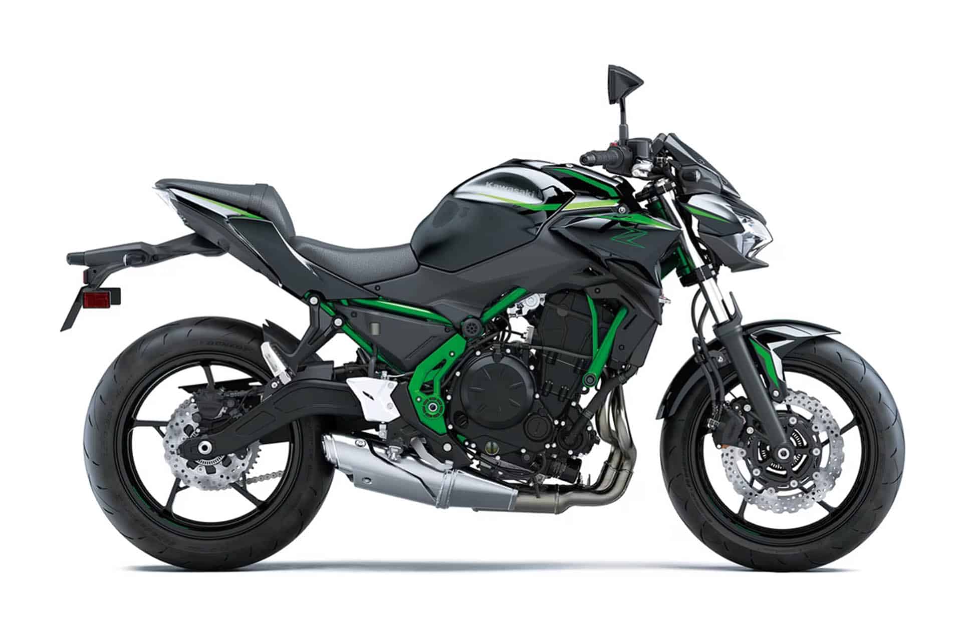 Como buena Kawasaki no podía faltar el verde